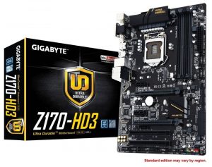 Gigabyte LGA 1151 GA-Z170-HD3 2-Way CrossFire ATX Motherboard best motherboard for i5 6600k